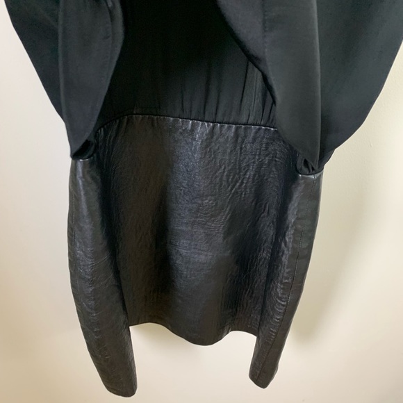 Parker Silk and Leather Dress - Picture 3 of 6